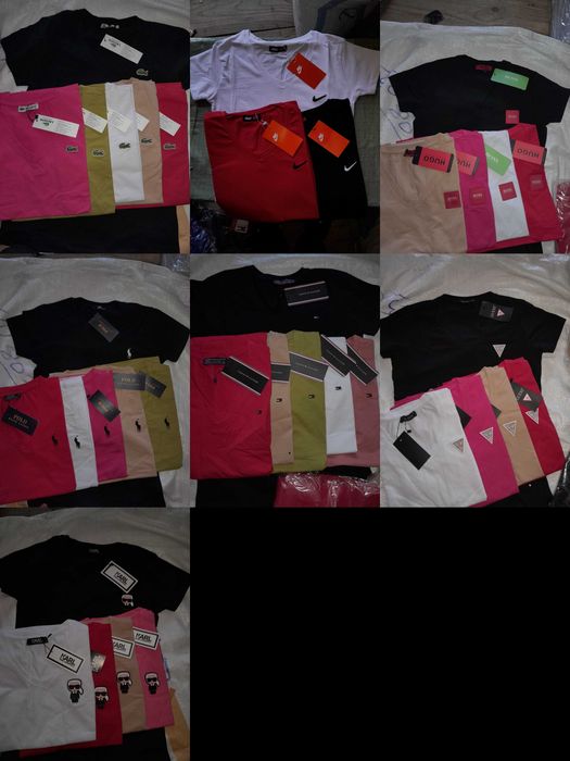 Koszulka Shirt koszulki hugo boss guess tommy damskie serek S-XXL