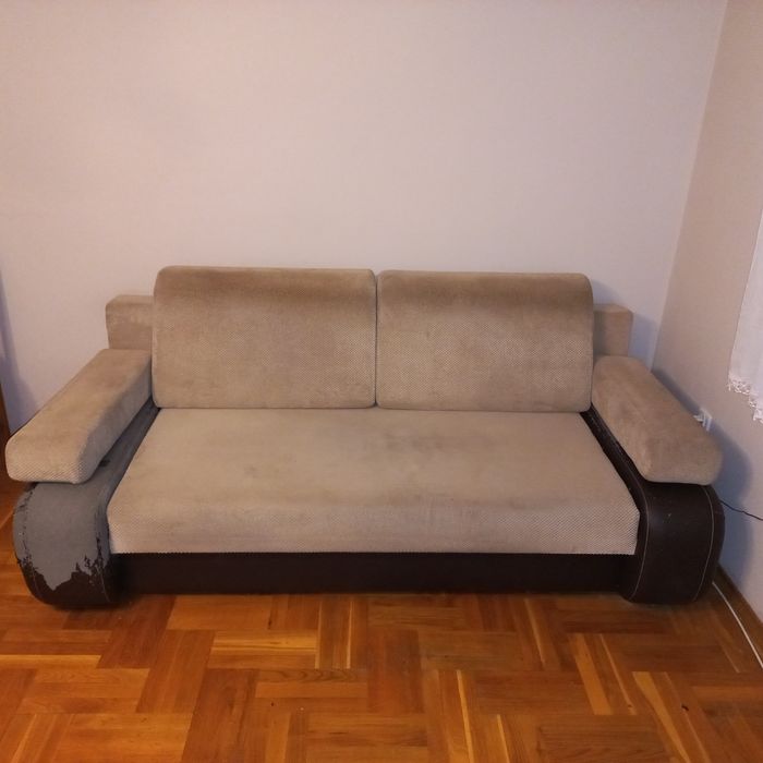 Sofa rozkładana z funkcją spania