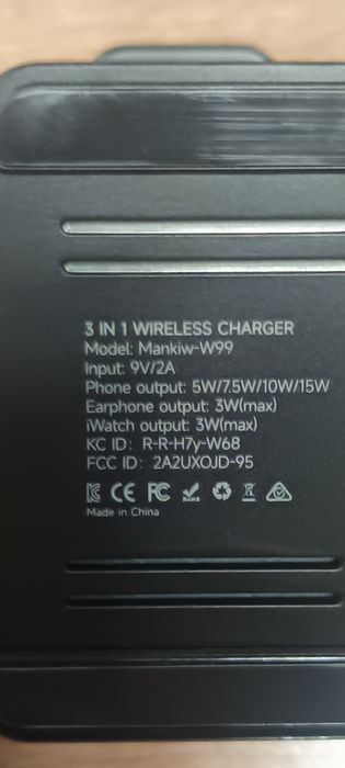 Ładowarka bezprzewodowa MANKIW 3 w 1 Magsafe