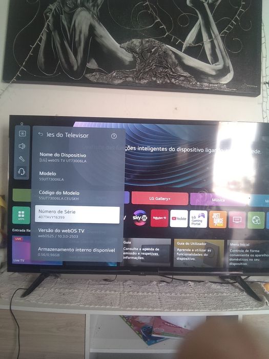 TV 4k em excelente estado