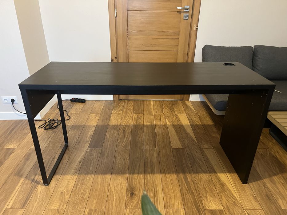 Biurko ikea czarne