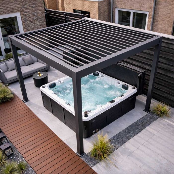 Wanna spa + pergola gratis