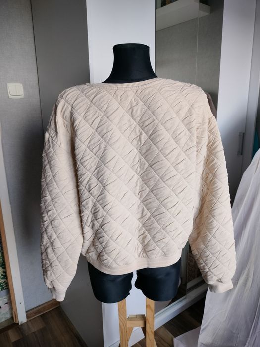 Beżowa bluza z pieskiem