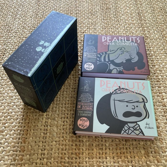 Peanuts Obra Completa III Schulz 1959-1962 Capa Dura + Caixa de Proteção Com Desenhos de Schulz