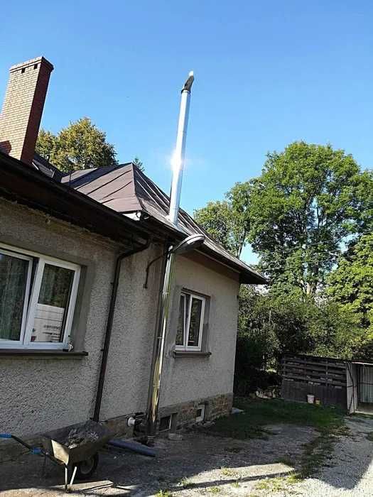 Rozwiercanie, frezowanie kominów. Kominy izolowane.