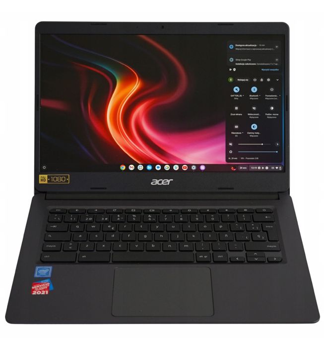 Laptop Acer Chromebook 314 Intel N4020 14' Full HD IPS USB C DDR4 wsparcie google do 2029
