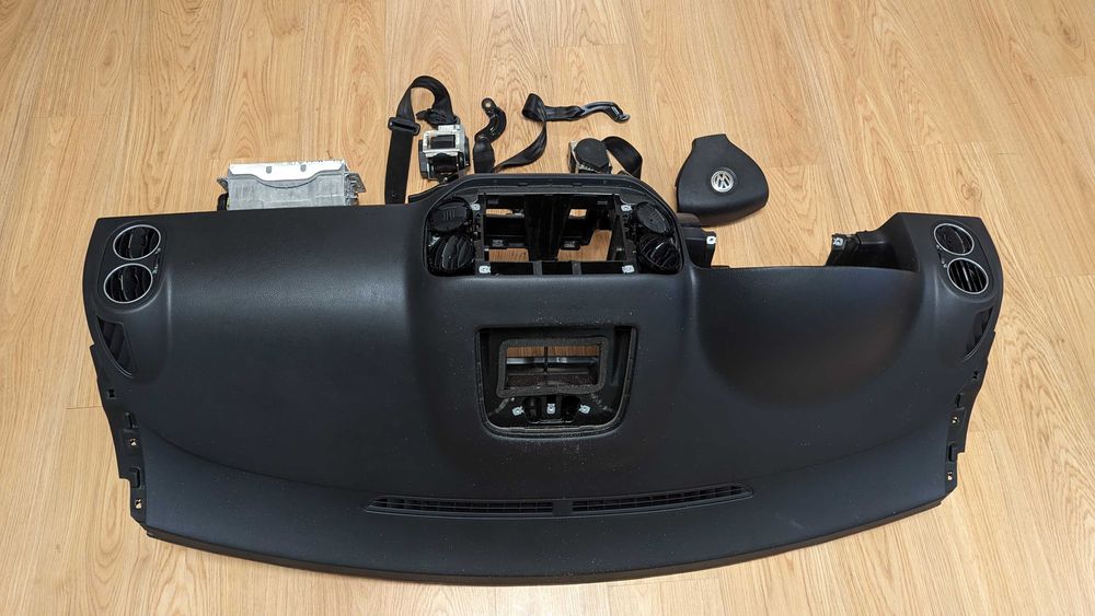 Conjunto Kit Airbags Tablier Volkswagen VW Golf 5 Plus Original