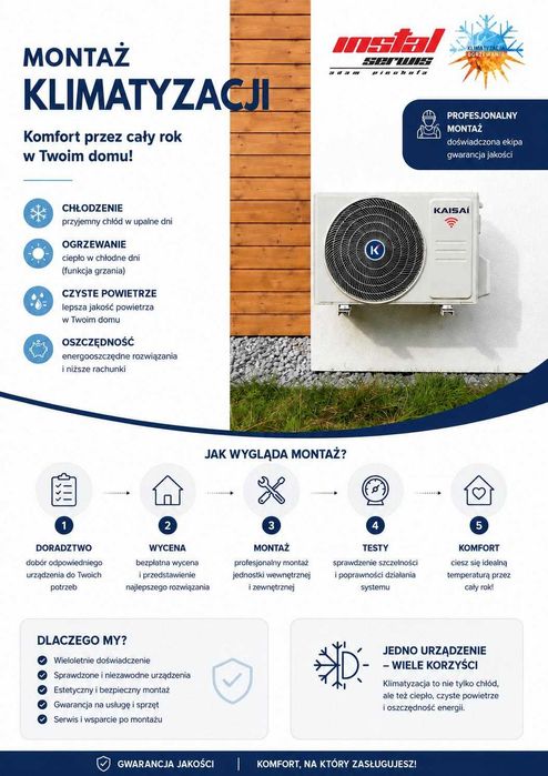 Montaż Serwis Klimatyzacji Hyundai Sinclair Rotenso oraz inne   Rawicz / Żmigród okolice