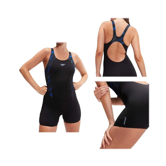 Strój Kąpielowy SPEEDO 44 HYDROBOOM PT SPL LSUT AF Jednoczęściowy Damski Czarny