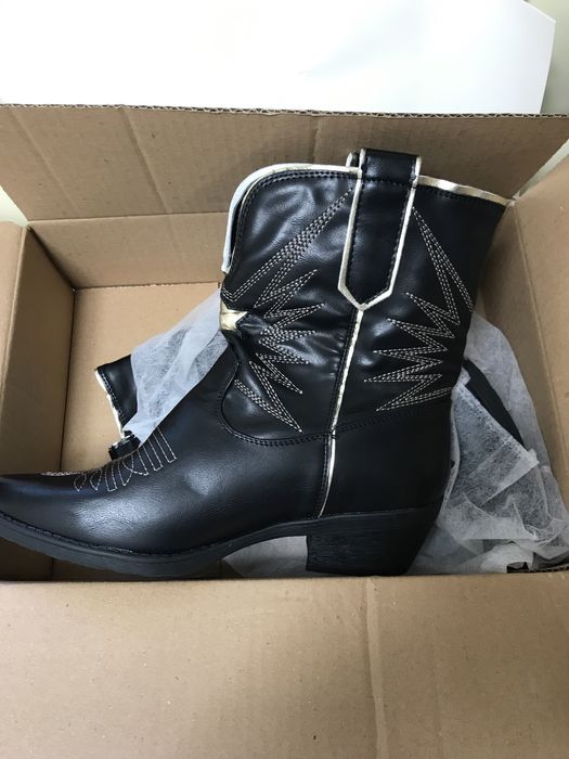 Сапоги  козаки эко кожа