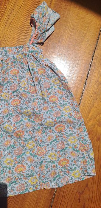 Top alças florido Kiabi 12 anos