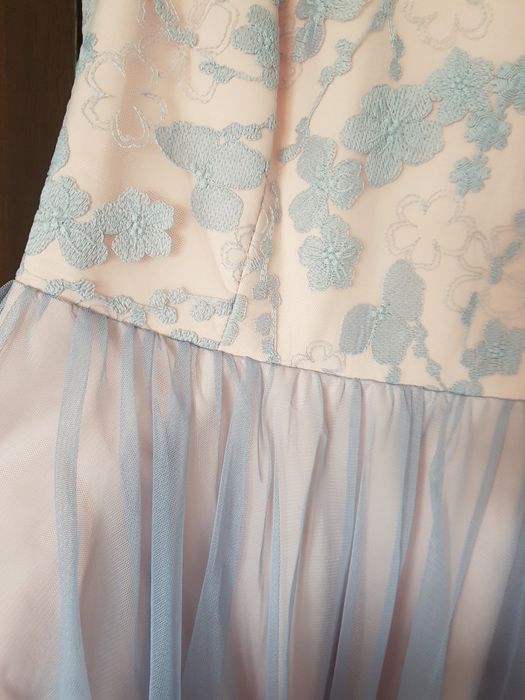 Sukienka pudrowy róż