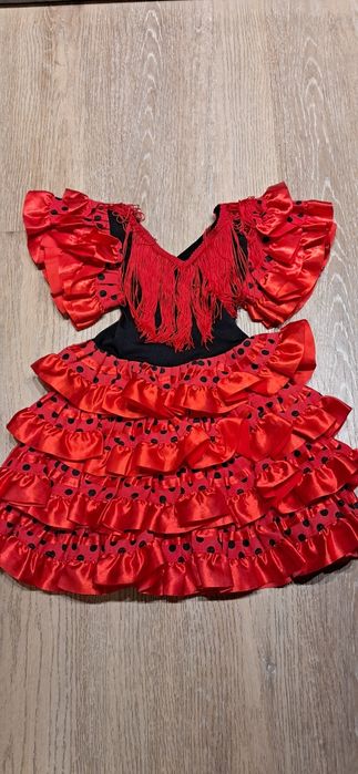 Strój przebranie kostium flamenco