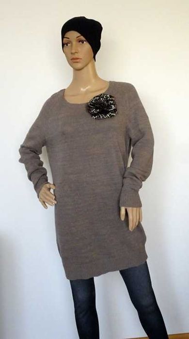 Sukienka długi sweter Samsoe Samsoe S M 36 38 wełna angora