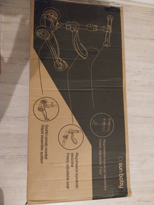 Hulajnoga trójkołowa Sun baby różowa