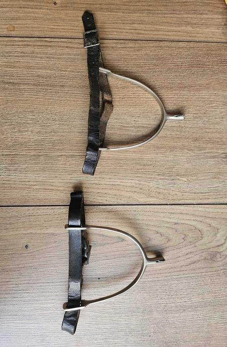 шпори! з клеймом HUCK ARGENTAN нове срібло сплав нікелю, міді та цинку