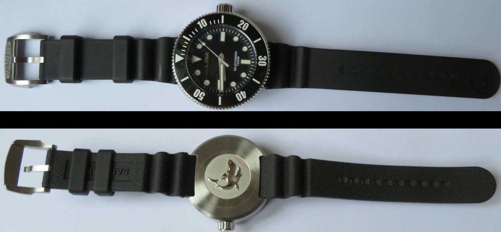 Zegarek diver san martin szafir wr 1000 m 100 at  duży