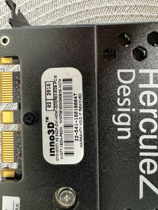 Inno3D GeForce GTX 1070 Ti X2 HerculeZ 8 ГБ GDDR5