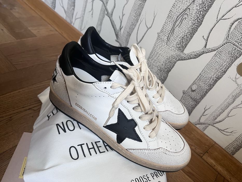 Snekersy Golden Goose roz.40 skorzane biale
