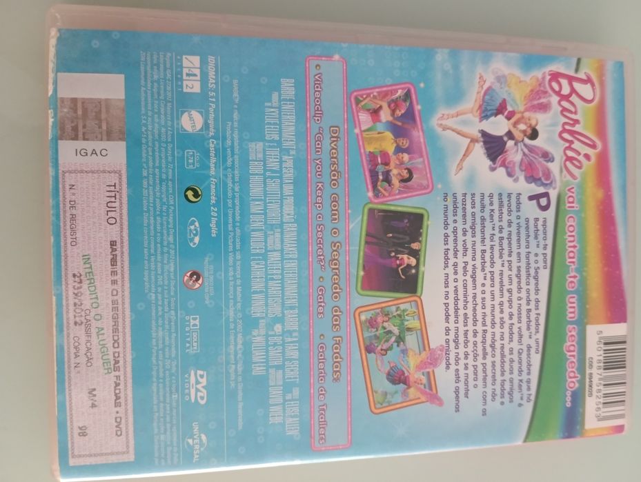 DVD Barbie e o segredo das fadas