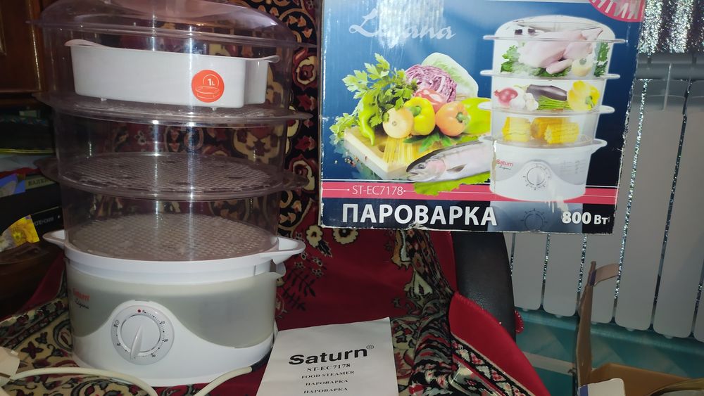 Пароварка на три блюда