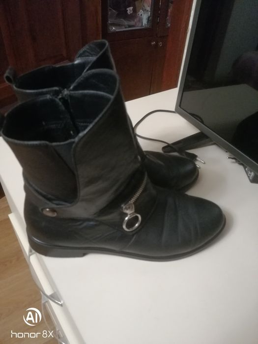 Ботинки шкіряні з утепленням