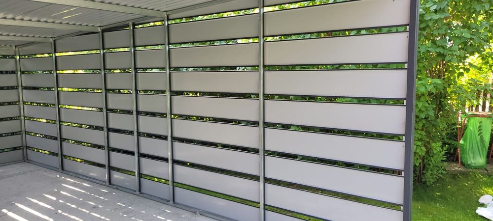 Garaż blaszany wiata garażowa 9x5m