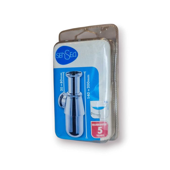 Sifão Regulável Sensea Latão Cromado – Novo e Selado (Garantia 5 Anos)