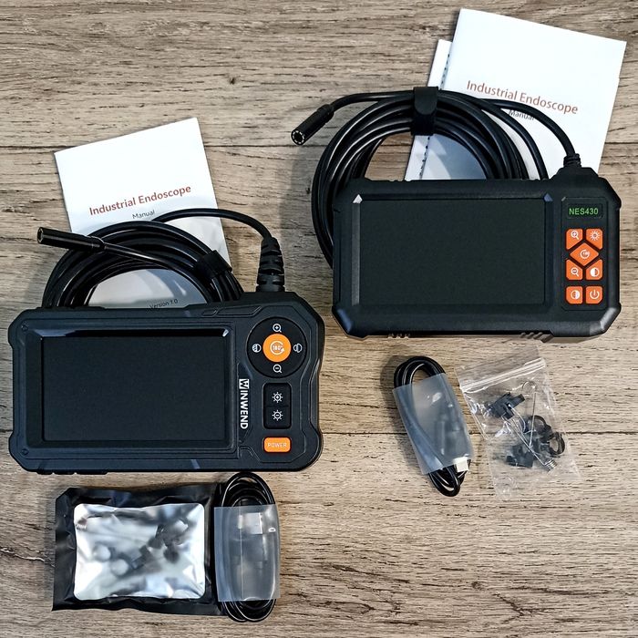 Ендоскоп 5м кабель LED, 4.3" екран, Full HD