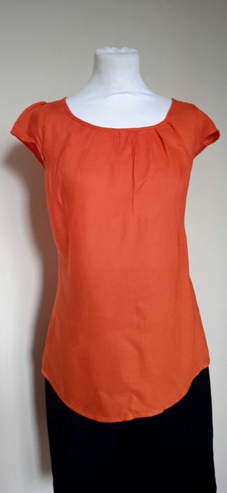 pomarańczowa bluzka Stradivarius