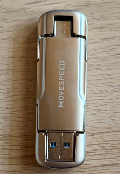 Szyfrowany pendrive SSD 512GB USB 3.2 USB-C odcisk palca