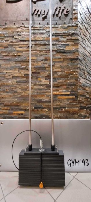 Stos 80 kg do maszyn siłowych bez kółka