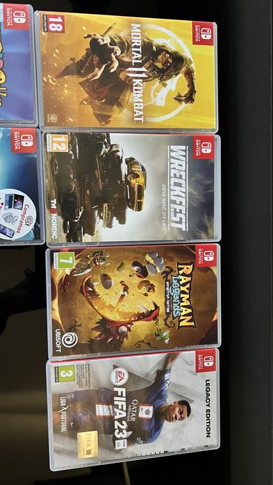 Jogos nintendo switch como novos