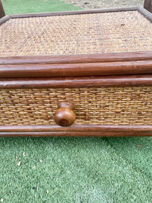 2 mesas cabeceira anos 80