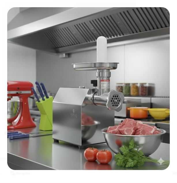 Mocny WILK DO MIĘSA 600W 70kg/h | ROYAL CATERING | Stal TOP Jakość 24H