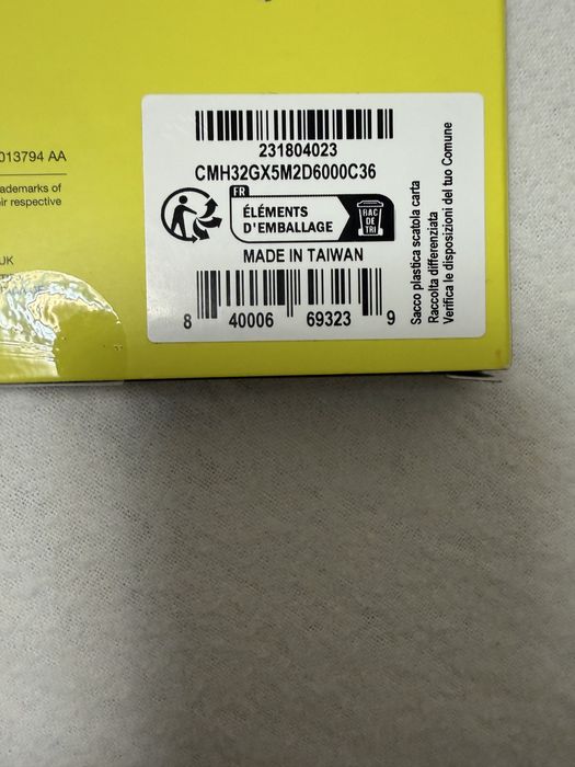 Memorias corsair Vengeance DDR5 32gb - 600 MHz