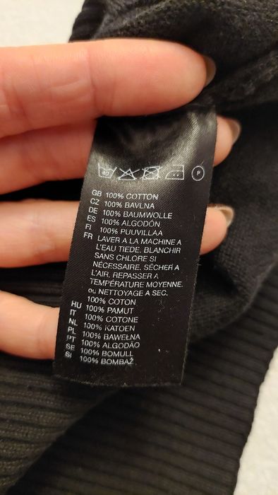 Sweter romby rękaw 3/4 H&M r. M