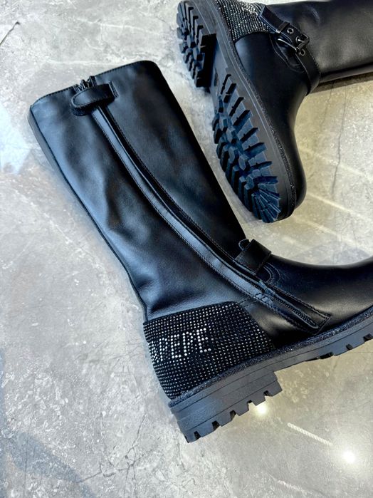 Шкіряні жіночі чоботи Patrizia Pepe оригінал