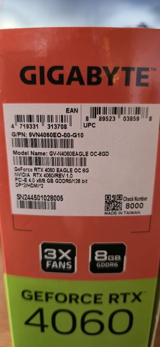 Geforce RTX 4060 EAGLE OC 8G
