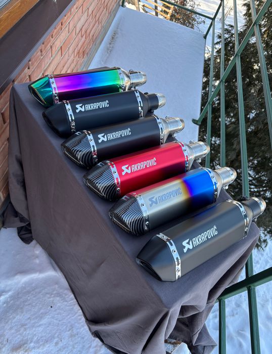 Akrapovic 37 прямоток на мотоцикл вихлоп акраповіч прямоточний глушник