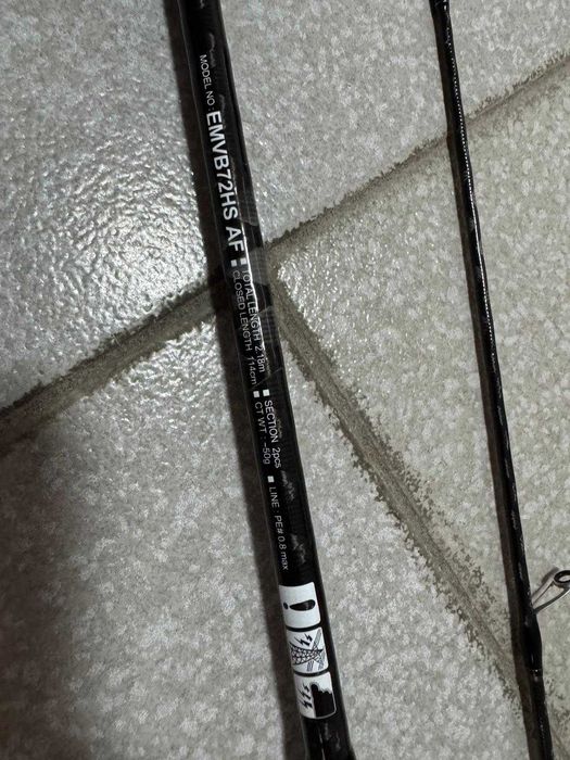 Cana Daiwa Emeraldas V B72HS Tip Run (chocos)