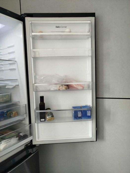 Lodówka LG 2018 r czarne lustro