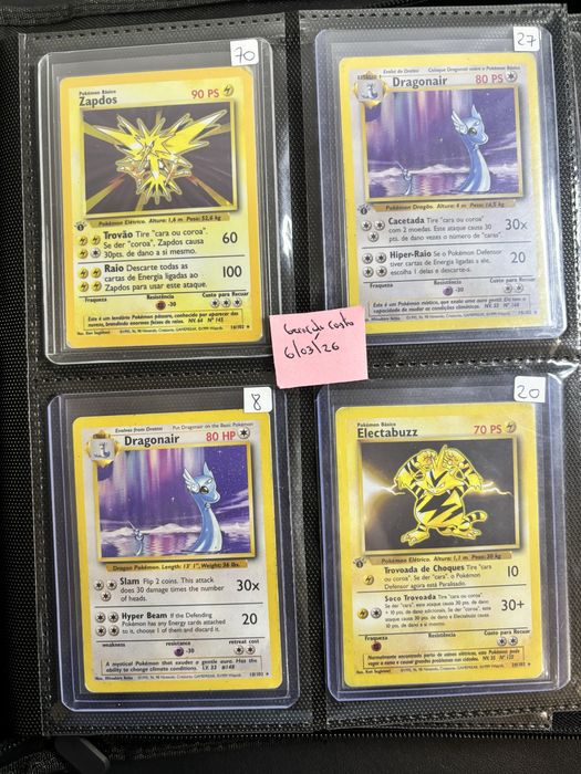 Base Set Ingles, Pt e Pt 1a edicao