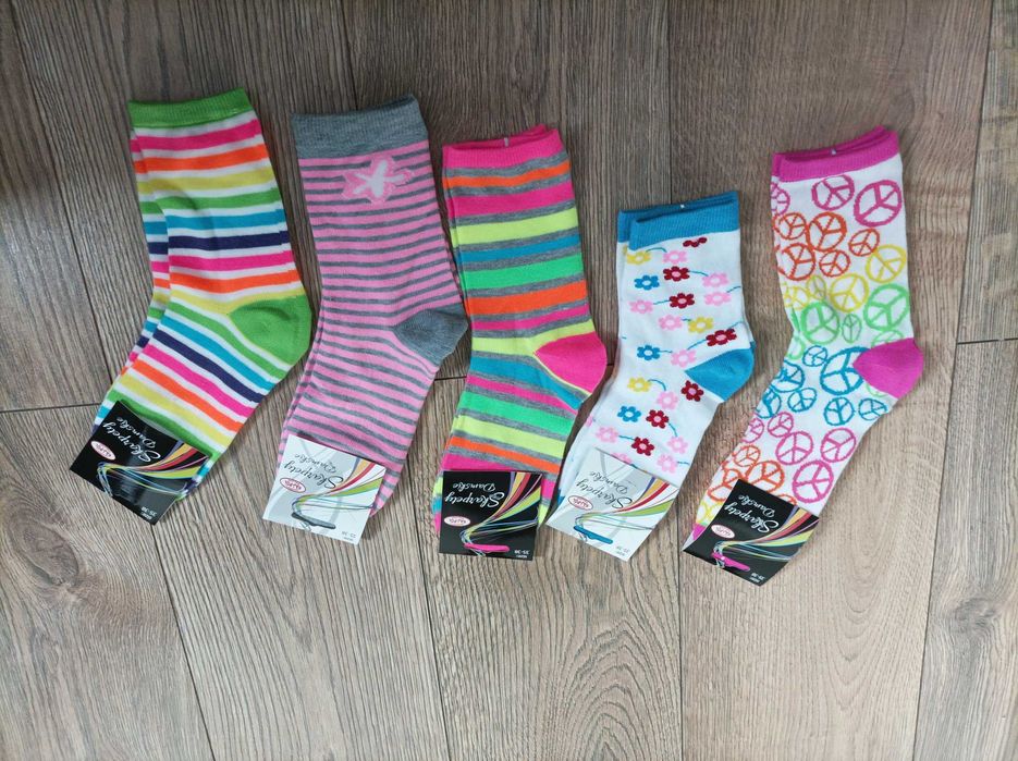 Skarpetki Nowe 5 par rozm 35-38