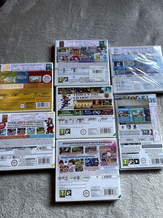 Lote Jogos Nintendo Switch e 3DS (Novos e Selados c/ selo IGAC)