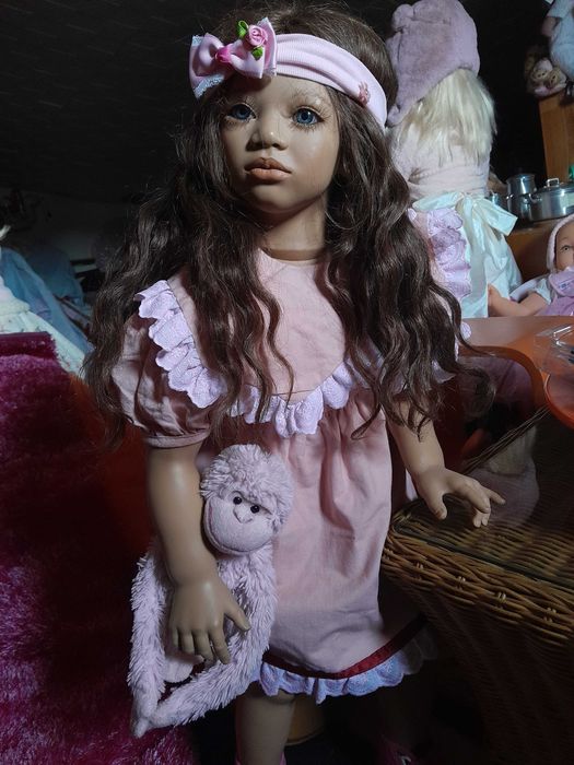 Boneca de colecção Lona