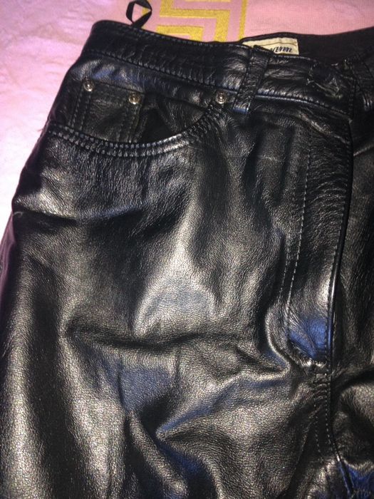 Шкіряні кожание штани