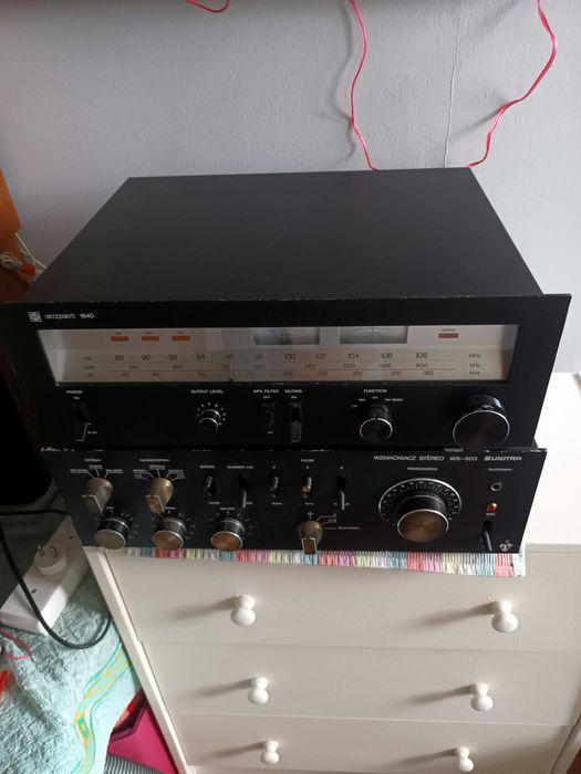 Unitra WS 503 + Tuner Ekspert 1640 { Sanyo 611 LU} Sprawne