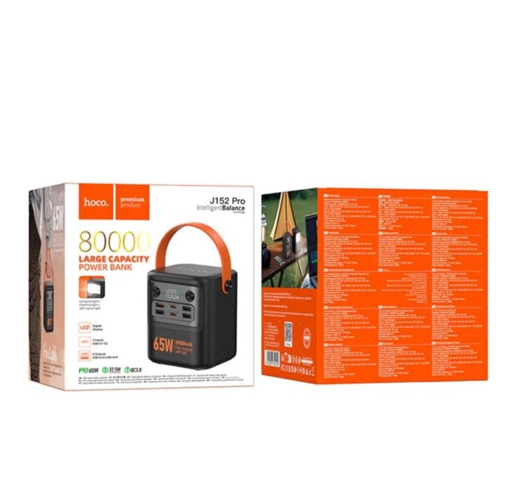АКЦИЯ‼️Повербанк HOCO J152 Pro 80000mAh 65W • НОУТБУК  ПЛАНШЕТ