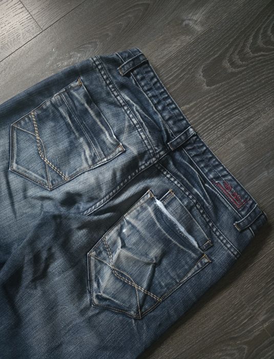 прямі джинси з гарними фейдами straight faded jeans sk8 y2k dc ск8 у2к дс